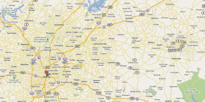 Mapa Atlanta ga