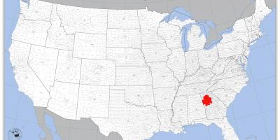 Atlanta gurekin mapa