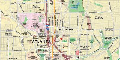 Mapa hego Atlanta