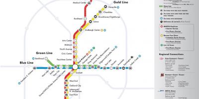 MARTA metroa mapa