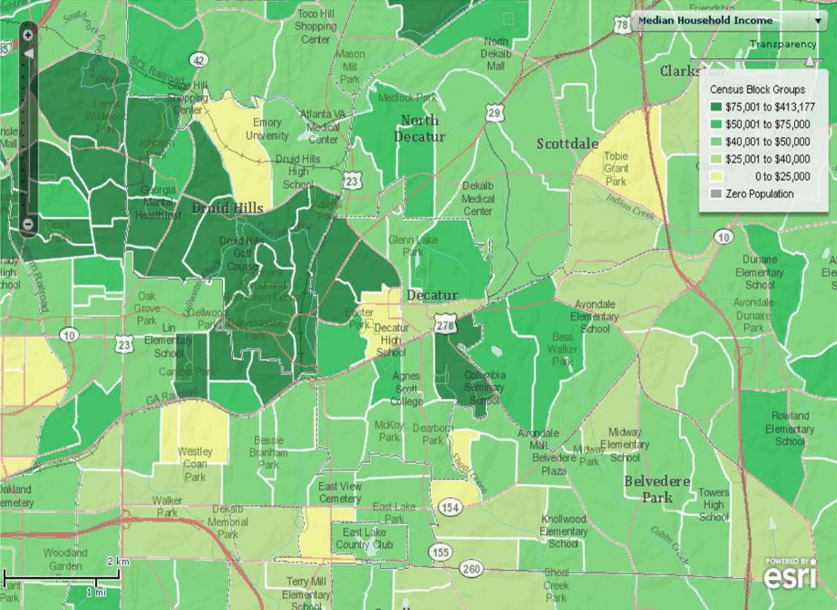 demografia-mapa Atlanta